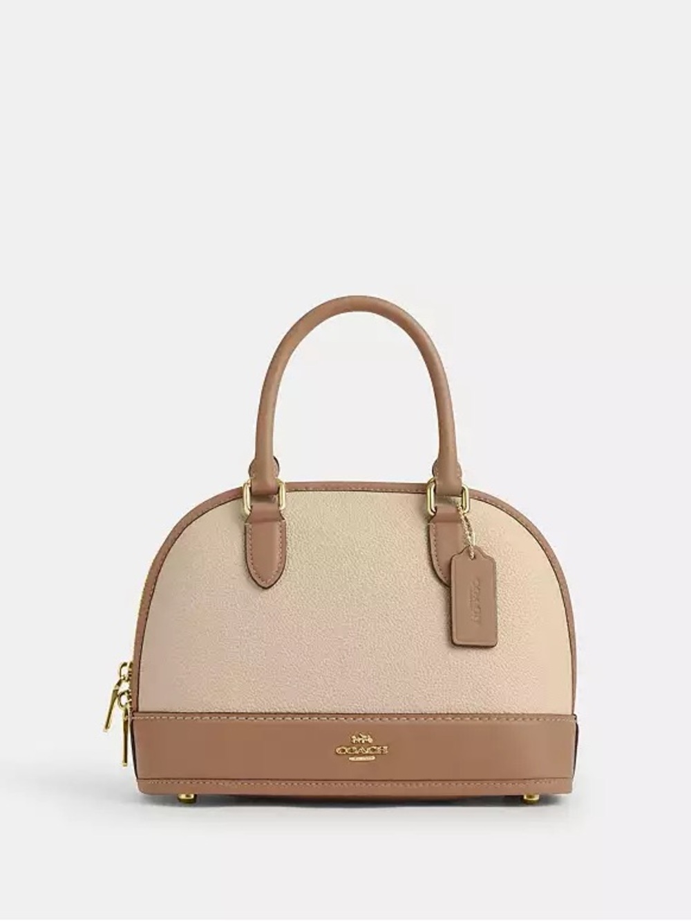 Coach Sabrina color block domed Satchel crossbody bag